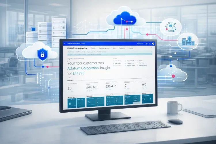 Business Central core modules across finance, inventory, purchasing and operations