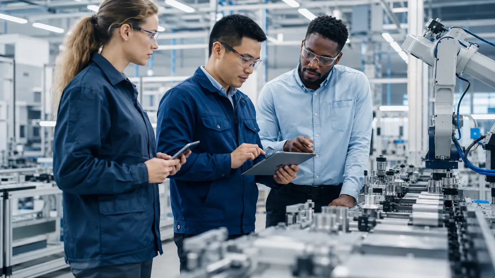 Production planned and tracked from the factory floor's own analytics