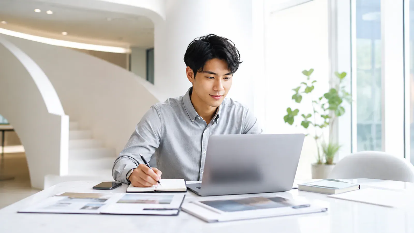 A professional working through role-based queues and approvals