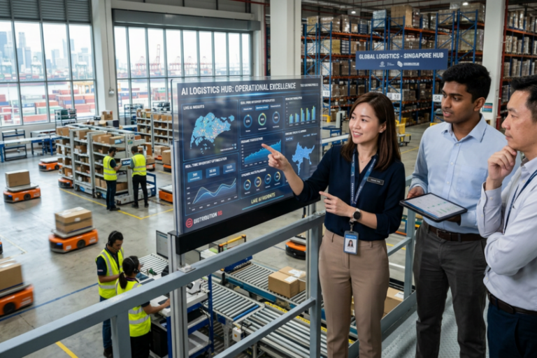 AI for Singapore Distribution Businesses How AI helps Singapore distributors improve forecasting inventory control warehouse operations and decision-making