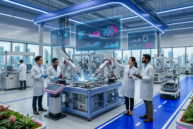 AI for Singapore Manufacturing and Engineering Businesses AI powered manufacturing and engineering operations in Singapore with better planning visibility and quality control