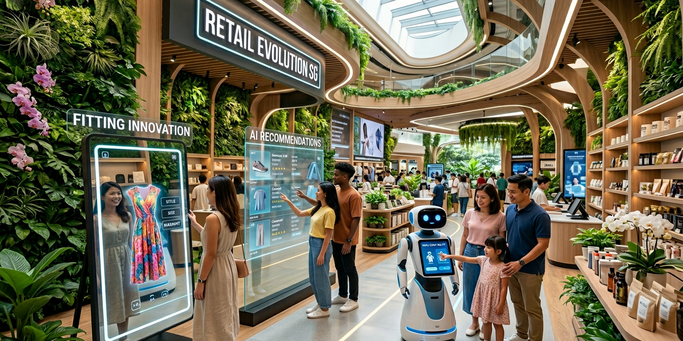 AI powered retail operations in Singapore with smarter forecasting inventory planning and customer experience