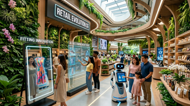 AI powered retail operations in Singapore with smarter forecasting inventory planning and customer experience
