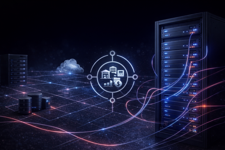 Business Central on-premises three-tier architecture showing IIS web client, Business Central Server on ports 7047 and 7048, and SQL Server database with security layers