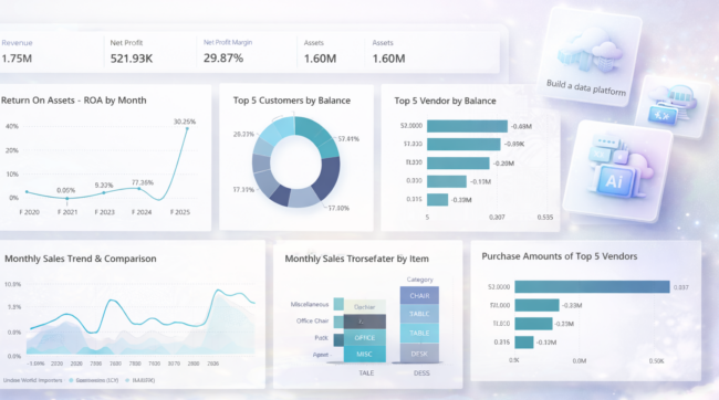 Business Central Reporting and Power BI Dashboard Overview