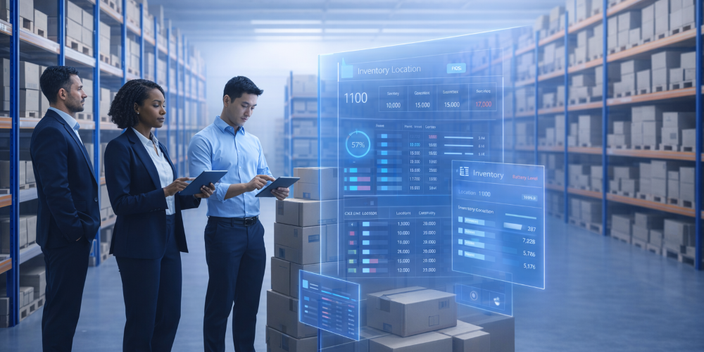 INFOC- Inventory Management Essentials in Business Central Inventory management in Microsoft Dynamics 365 Business Central with warehouse visibility, stock tracking, locations, and replenishment planning