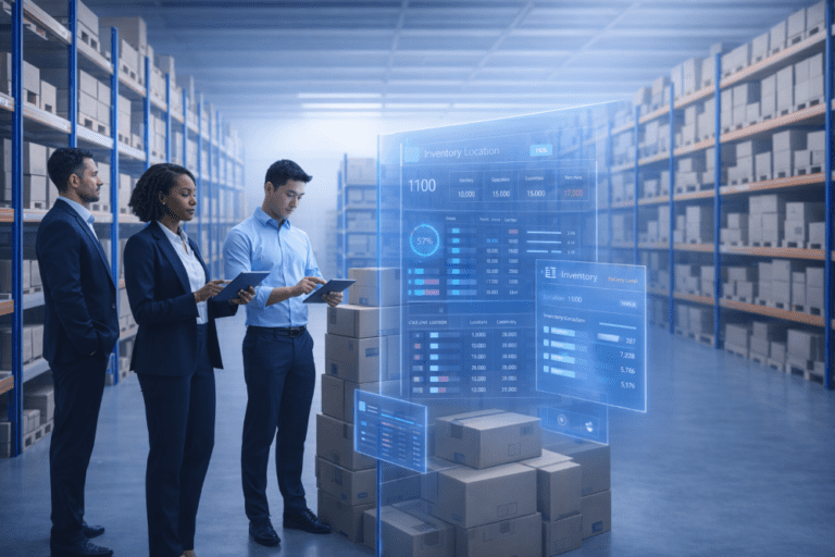 INFOC- Inventory Management Essentials in Business Central Inventory management in Microsoft Dynamics 365 Business Central with warehouse visibility, stock tracking, locations, and replenishment planning